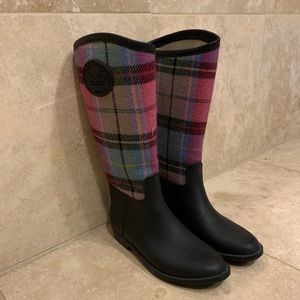 Multicolored Plaid Rainboots by Chooka